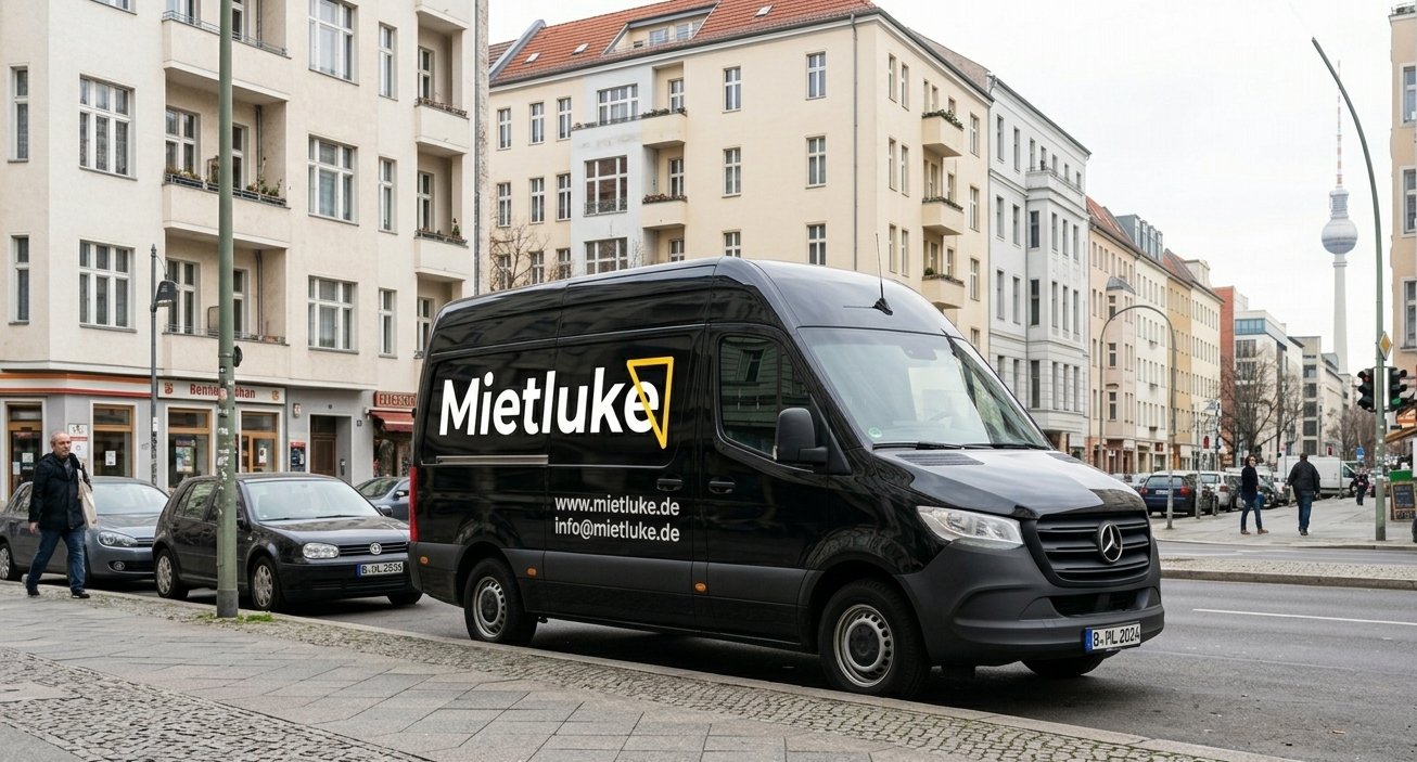 Mietluke Lieferfahrzeug in Berlin - Transport und Logistik für Baumaschinen direkt zur Baustelle